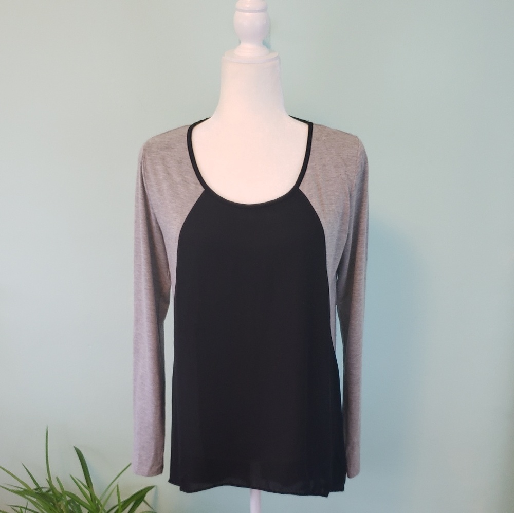 Loose Fit Long Sleeve Blouse